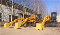 輪式挖掘機帶抓木機市場需求量暴增