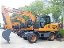 挖掘機生產廠家-HT145W全液壓輪胎式